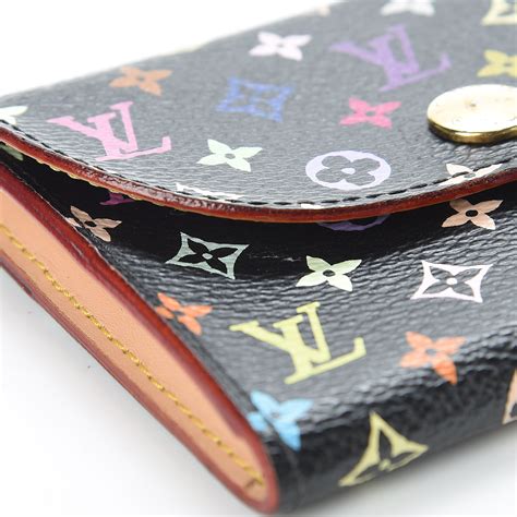 louis vuitton business card holder multicolor